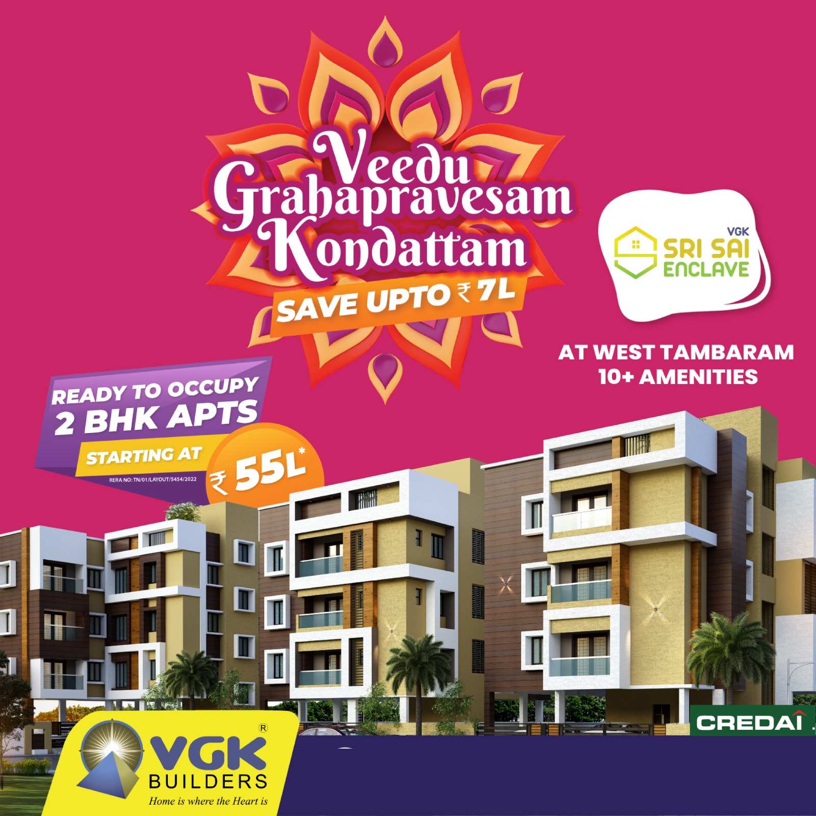 VGK Sri Sai Enclave Apartments